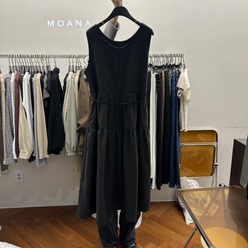 MOANA東大門㊣實拍女裝新款25秋冬職業真品人氣推薦休閑連衣裙MOANA連衣裙