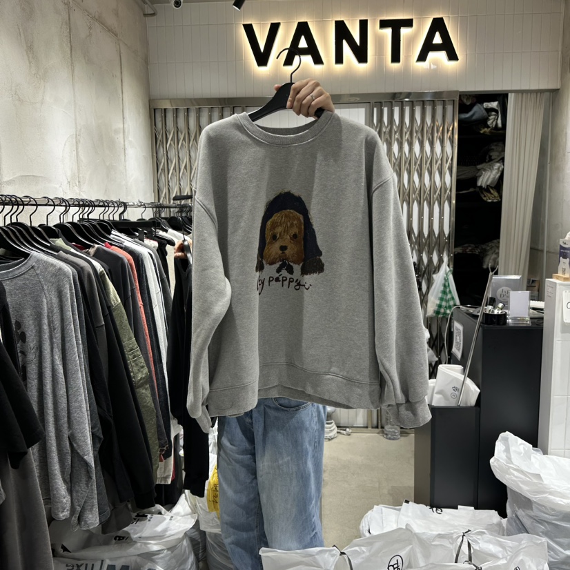 VANTA東大門㊣實拍女士新款25秋冬真品時尚推薦人氣衛衣加絨VANTA衛衣圖色2