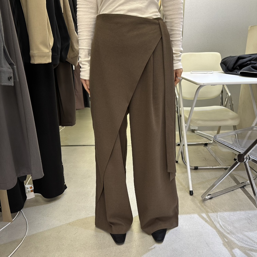 AMON韓國直郵㊣女裝新品25秋冬人氣職業真品推薦熱賣休閑褲AMON休閑褲圖色2