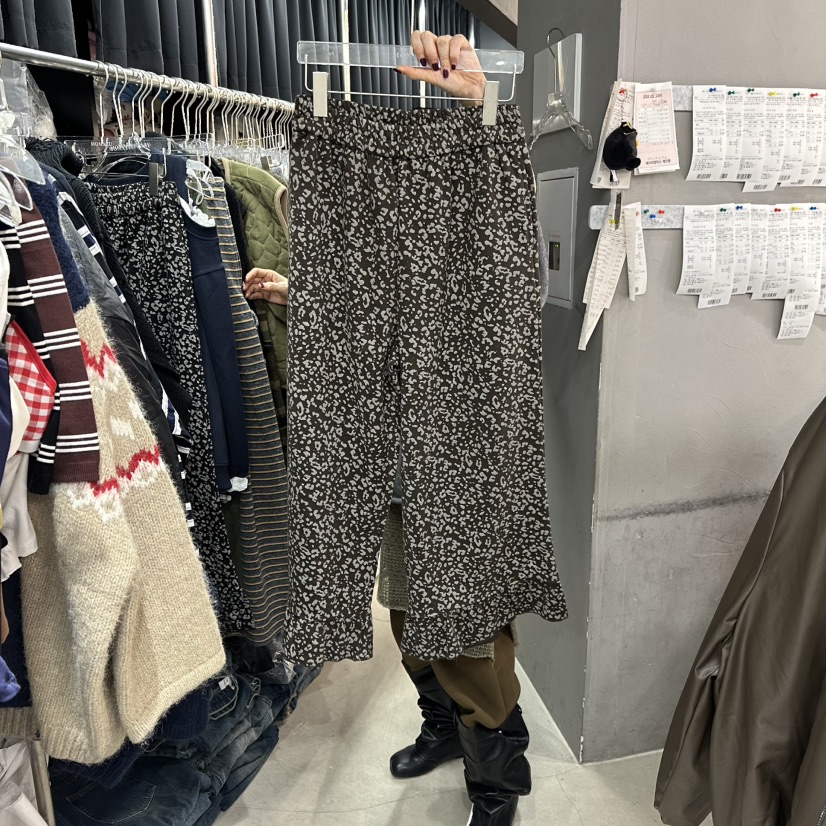 MOMAZU韓國直郵㊣女裝新品職業熱賣25秋冬真品時尚人氣休閑褲MOMAZU休閑褲圖色2棕色