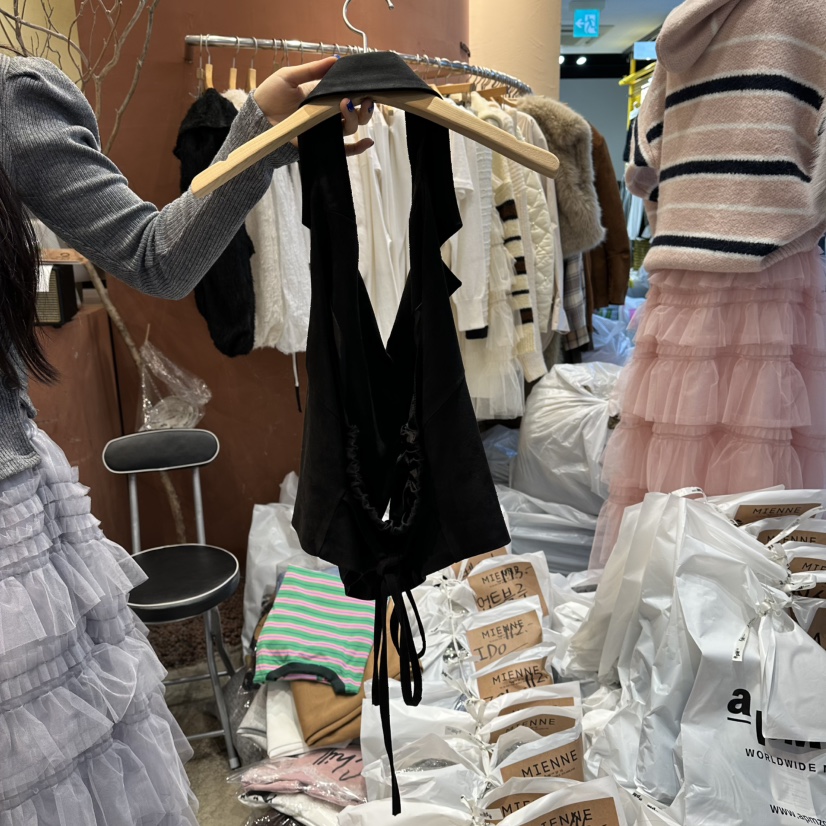 MIENNE東大門㊣直郵女士新品休閑職業時尚真品推薦吊帶背心MIENNE吊帶/背心