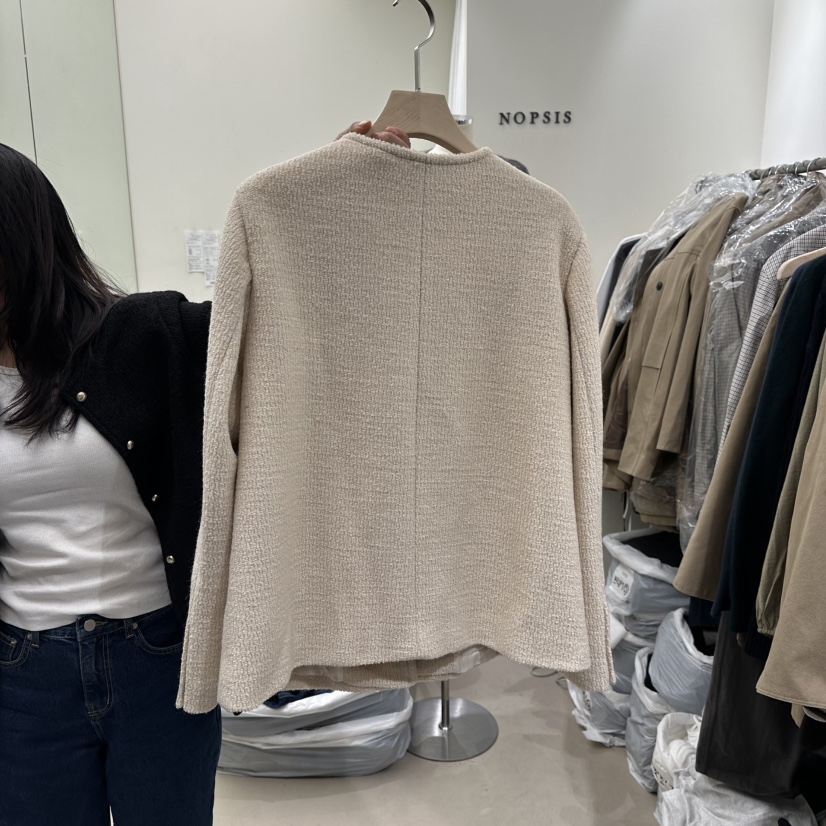 NOPSIS東大門㊣直郵女士新品真品休閑時尚職業熱賣夾克花呢NOPSIS夾克