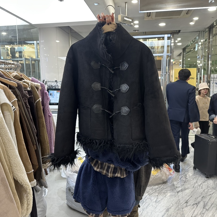 FOUNDATION東大門㊣實拍女裝新款推薦職業夾克兩面穿羊毛雙面FOUNDATION夾克圖色3