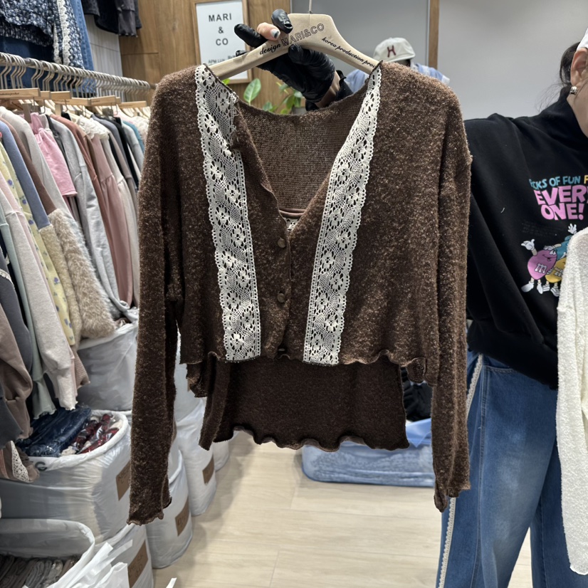 MARI CO東大門㊣代購女士新品人氣25秋冬職業套裝套裝開衫MARI CO套裝圖色3