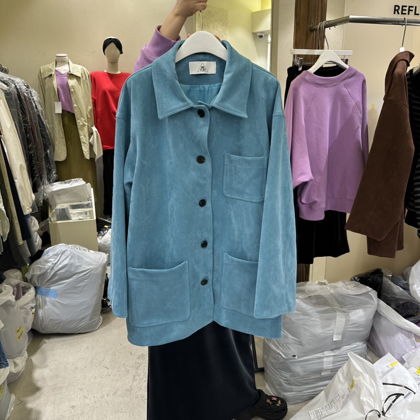 REFLAT東大門㊣代購女裝新品25秋冬職業人氣真品休閑時尚夾克REFLAT夾克圖色2