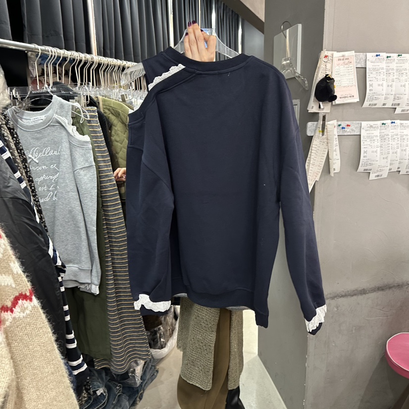 MOMAZU韓國直郵㊣女士新品25秋冬人氣熱賣推薦真品休閑長袖T恤MOMAZU長袖T恤