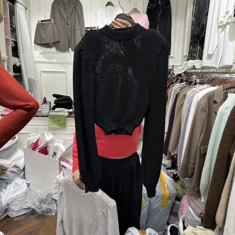 J.RITZY韓國直郵㊣女士新品職業推薦25秋冬真品時尚針織衫J.RITZY針織衫圖色6
