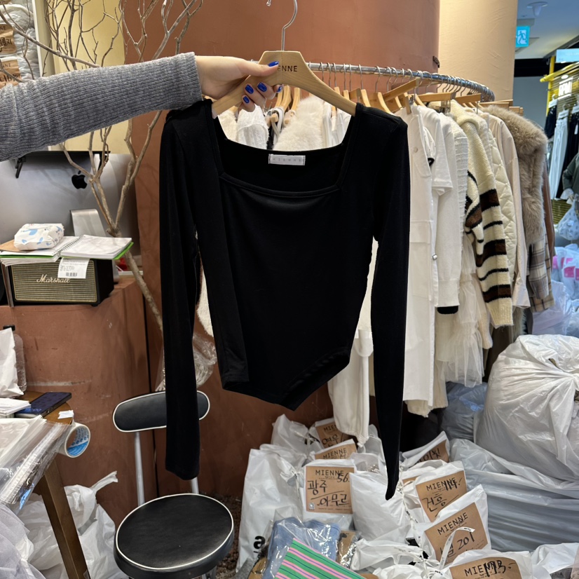 MIENNE東大門㊣代購女裝新品人氣休閑職業真品時尚推薦長袖T恤MIENNE長袖T恤圖色4