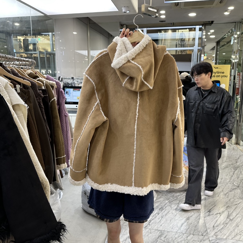 FOUNDATION東大門㊣實拍女裝新款熱賣職業休閑推薦夾克兩面穿FOUNDATION夾克