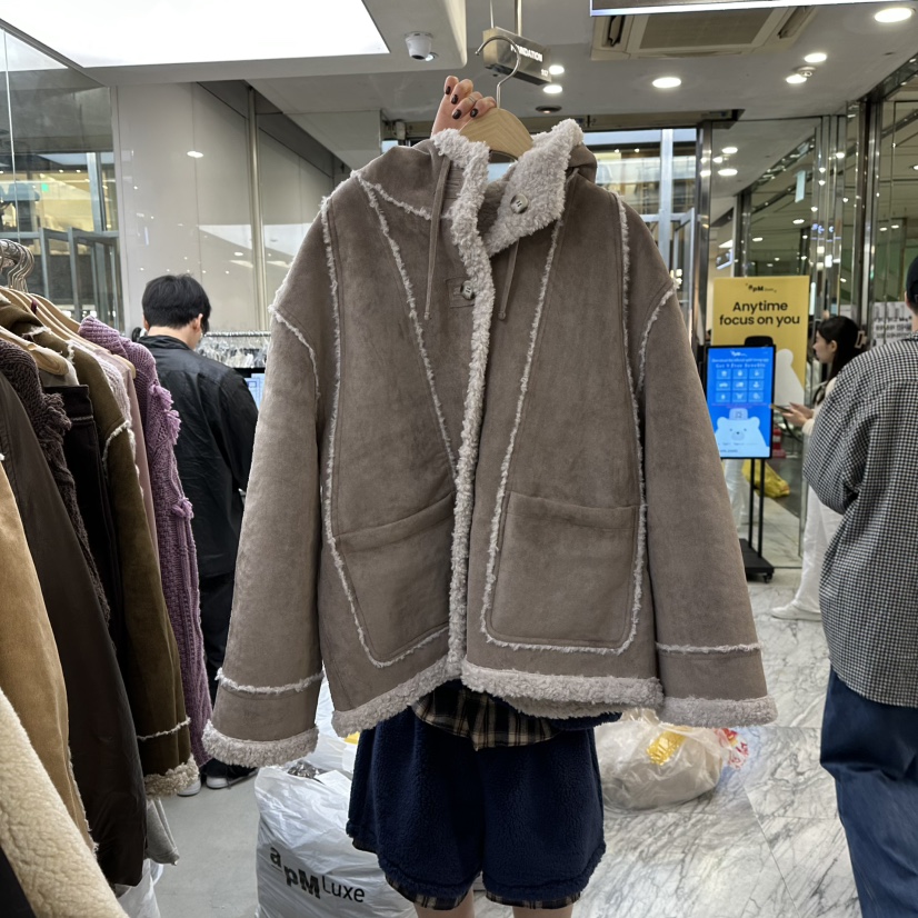 FOUNDATION東大門㊣實拍女裝新款熱賣職業休閑推薦夾克兩面穿FOUNDATION夾克圖色3