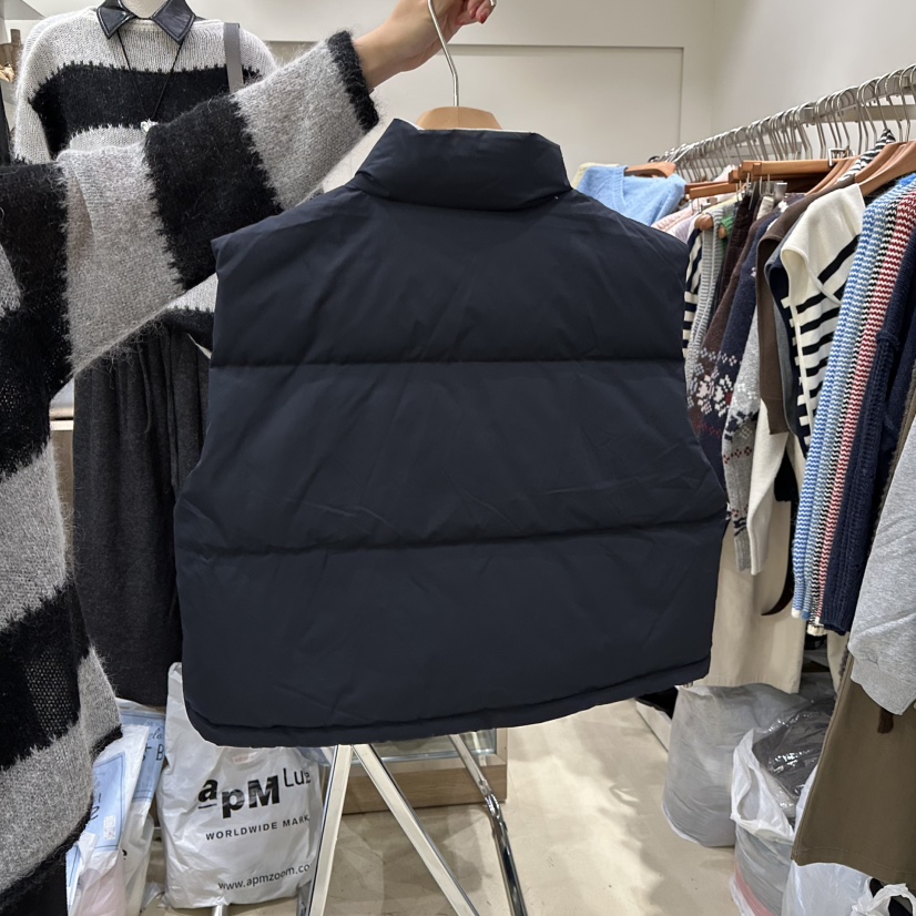MELO東大門㊣實拍女士新品職業休閑人氣25秋冬馬甲雙面鴨絨MELO馬甲