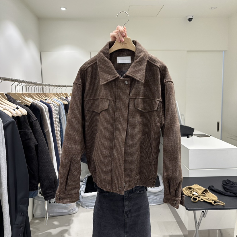 GLORY東大門㊣實拍女士新品真品推薦時尚職業人氣夾克復古格紋GLORY夾克