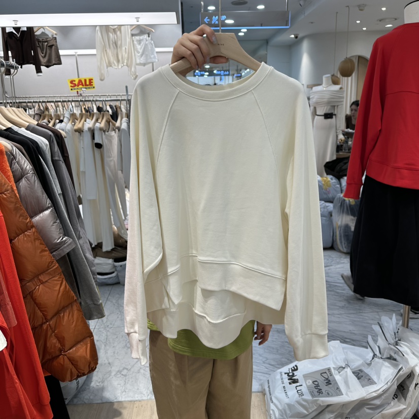 REVE-L東大門㊣代購女士新款職業推薦人氣25秋冬熱賣休閑衛衣REVE-L衛衣圖色2