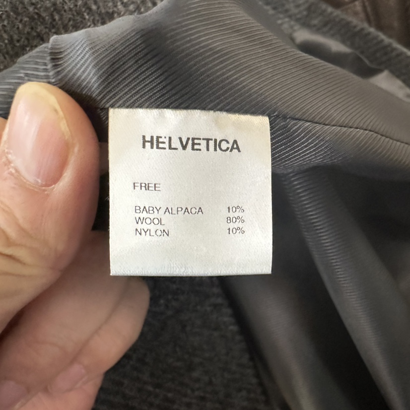 HELVETICA東大門㊣代購女士新品時尚人氣熱賣25秋冬短款大衣拉鏈HELVETICA短款大衣