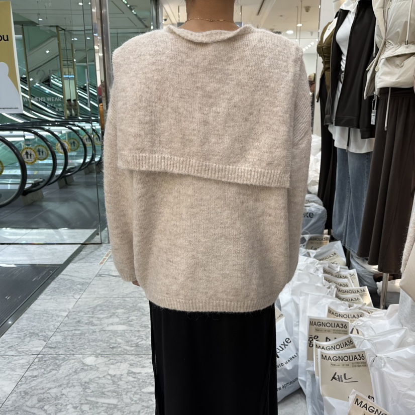 MAGNOLIA36-L韓國代購㊣女士新品時尚職業真品套裝兩件套披肩MAGNOLIA36-L套裝