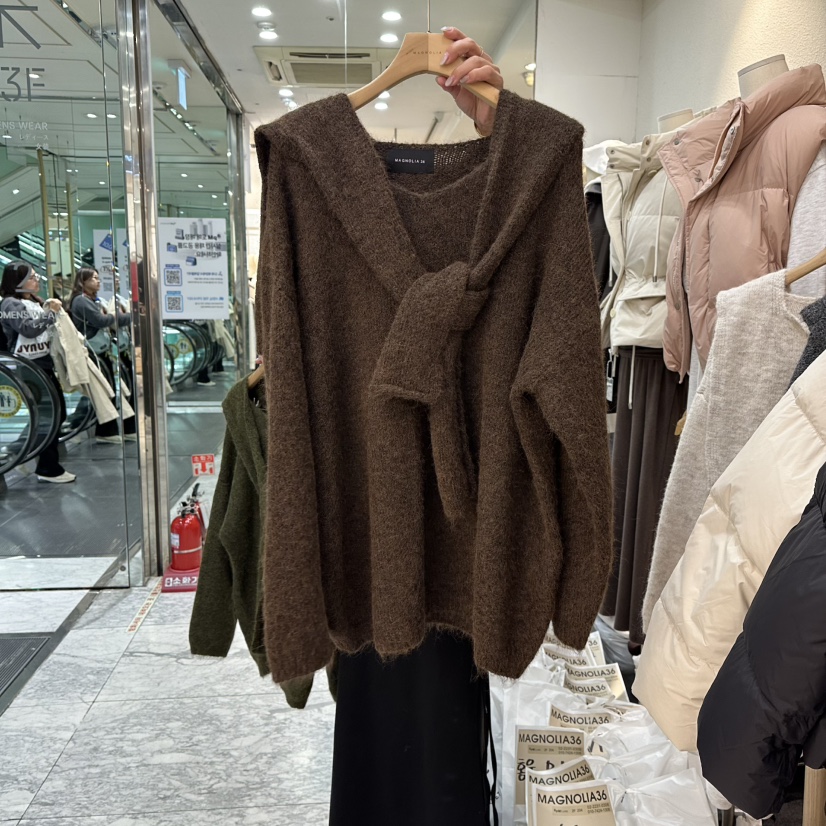 MAGNOLIA36-L韓國代購㊣女士新品時尚職業真品套裝兩件套披肩MAGNOLIA36-L套裝圖色2