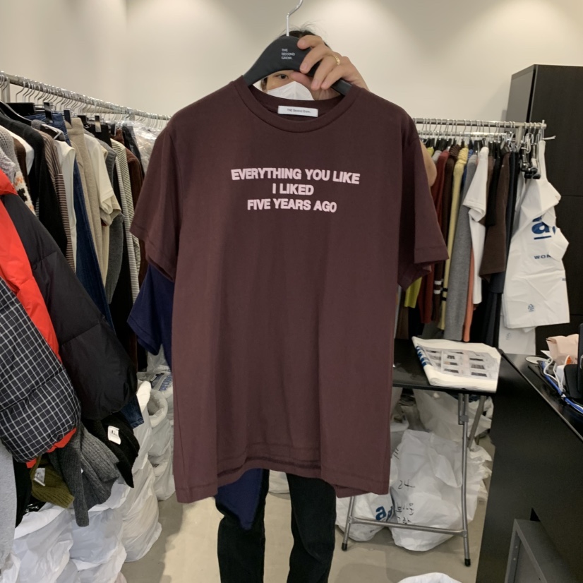 THE SECOND GROW韓國直郵㊣女裝新品真品人氣熱賣25秋冬T恤THE SECOND GROWT恤