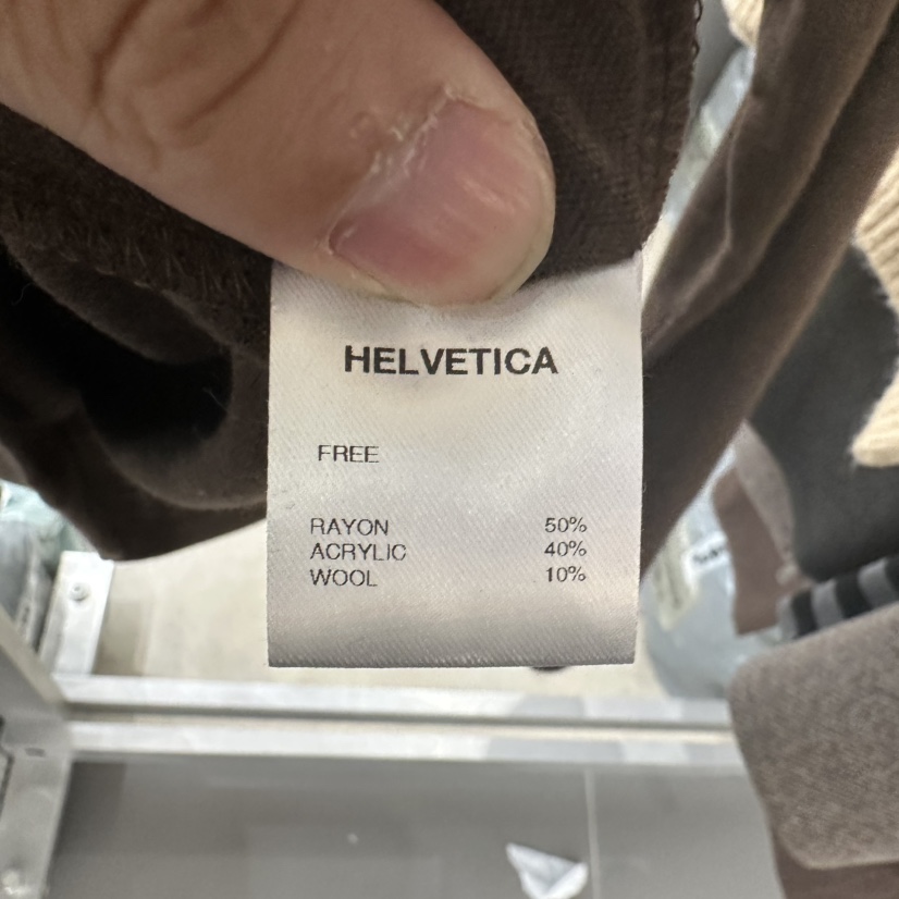HELVETICA韓國直郵㊣女士新品時尚熱賣真品推薦長袖T恤羊毛HELVETICA長袖T恤