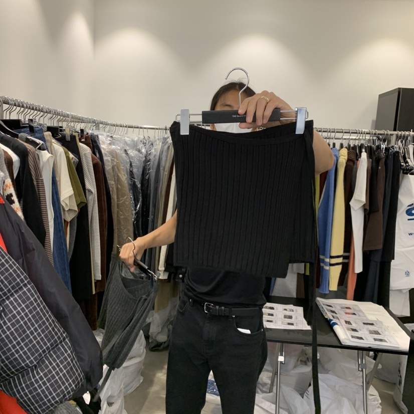 THE SECOND GROW東大門㊣代購女裝新品推薦25秋冬短裙裹身裙THE SECOND GROW短裙