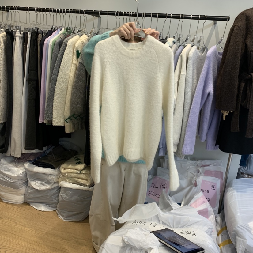 RIVEROOM東大門㊣代購女裝新品休閑職業時尚熱賣25秋冬毛衣羊毛RIVEROOM毛衣圖色2