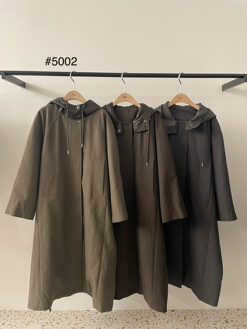 2DA/DARIMI-P韓國直郵㊣女裝新款25秋冬休閑長款風衣含腰帶2DA/DARIMI-P長款風衣