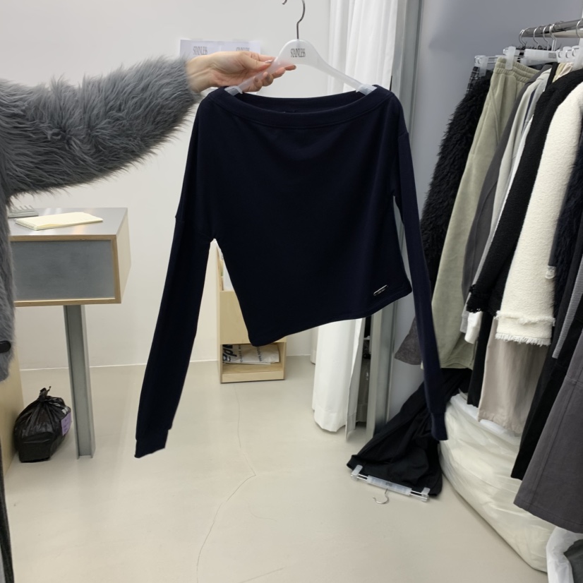 STAINLESS東大門㊣代購女士新款真品熱賣推薦人氣職業長袖T恤STAINLESS長袖T恤圖色3