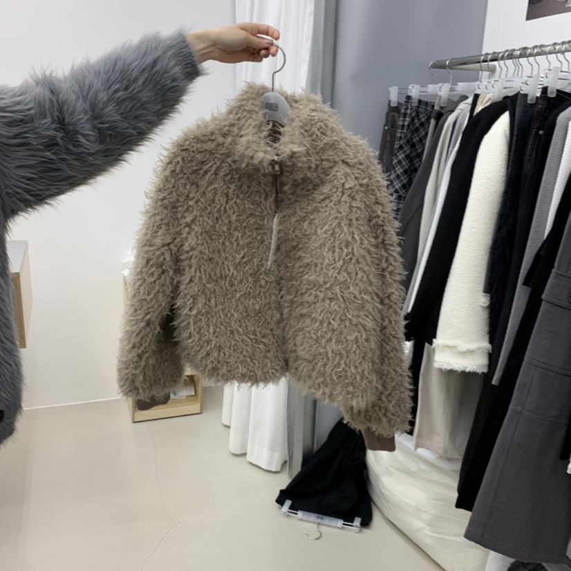 STAINLESS東大門㊣代購女士新款熱賣休閑職業25秋冬夾克拉鏈STAINLESS夾克