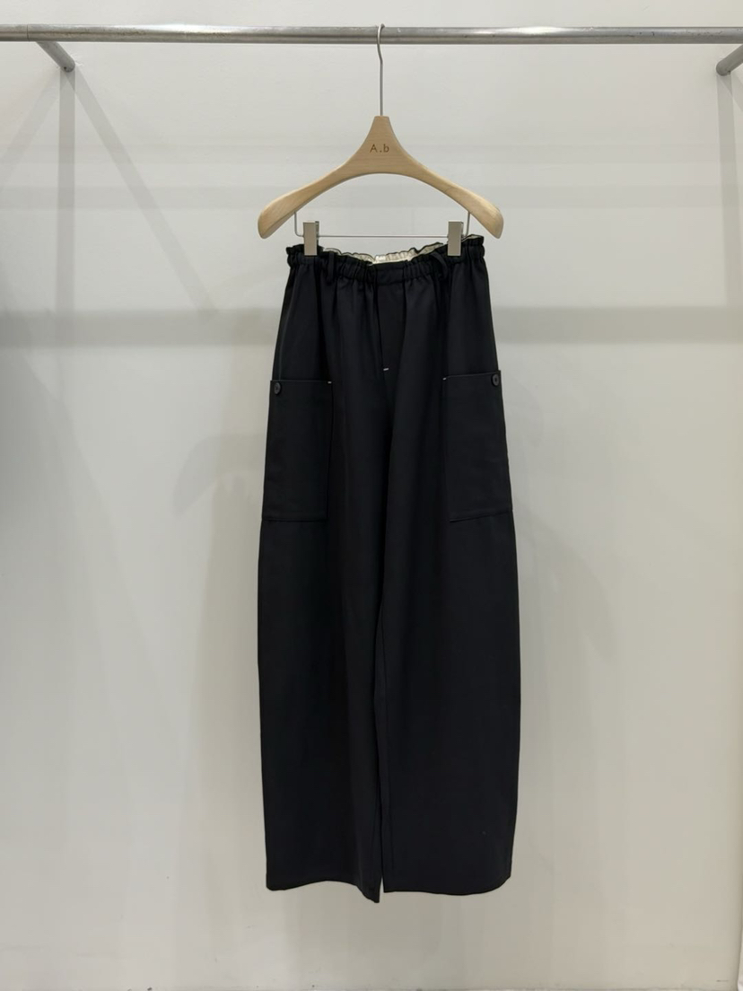 AUTUMN BEIGE-Q東大門㊣代購女士新品職業25秋冬休閑褲紐扣A.b/AUTUMN BEIGE休閑褲圖色3