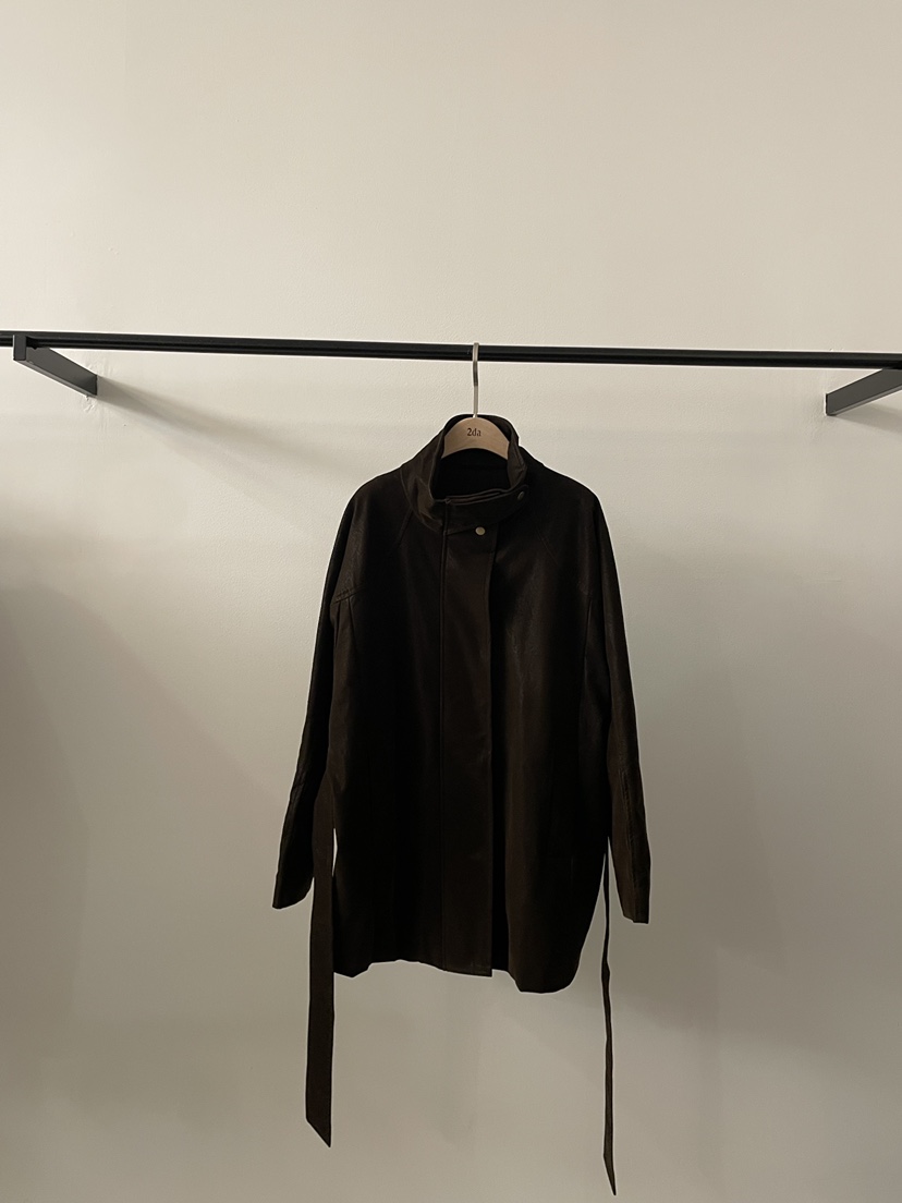 2DA/DARIMI-P韓國代購㊣女士新品25秋冬真品職業夾克含腰帶2DA/DARIMI-P夾克圖色2棕色