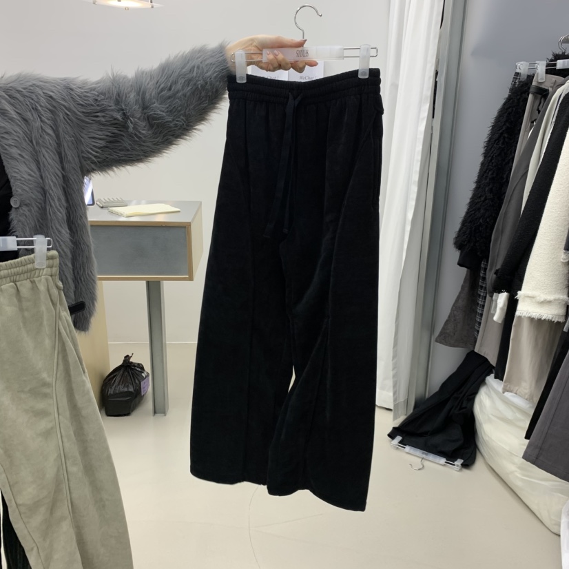 STAINLESS東大門㊣直郵女士新款真品休閑推薦人氣休閑褲加絨STAINLESS休閑褲圖色2