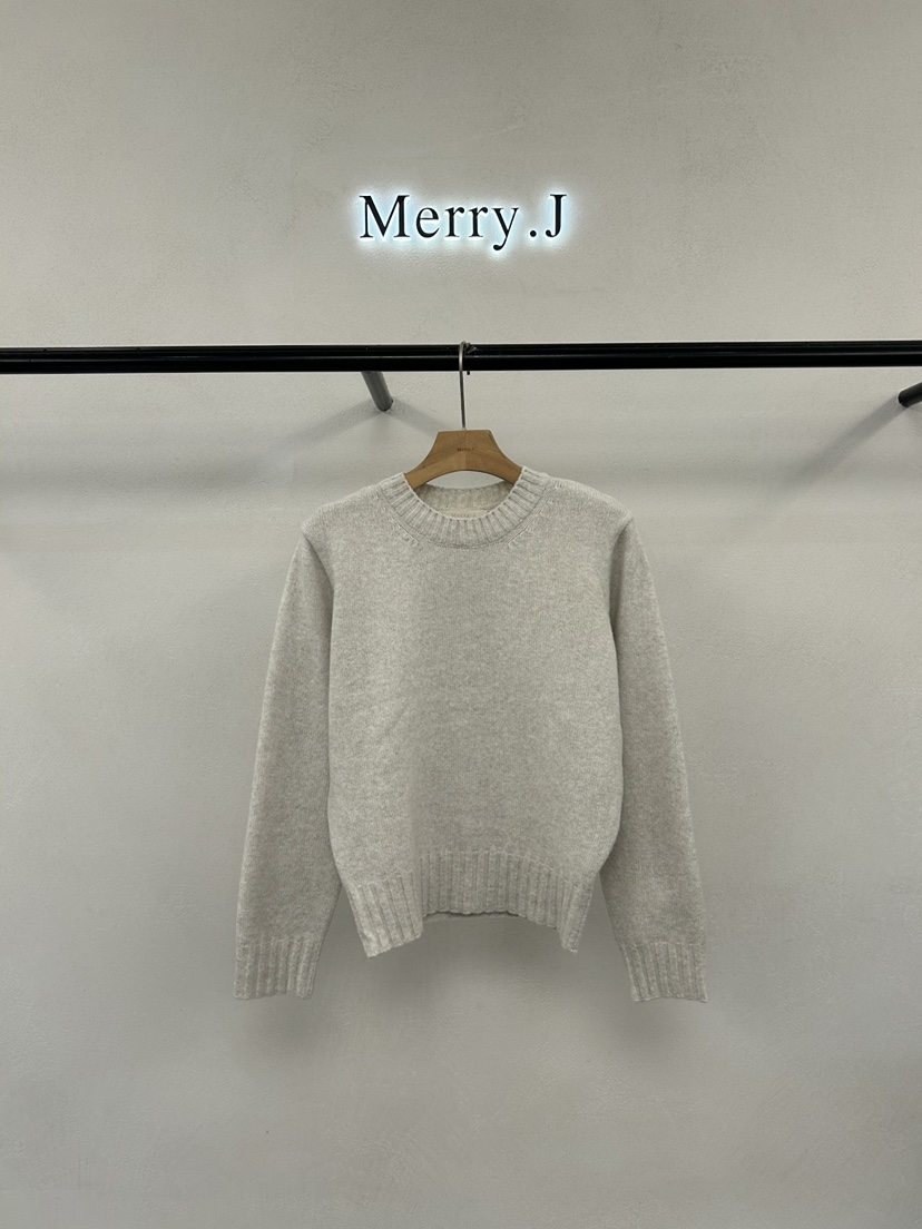 MERRY-J韓國代購㊣女士新款真品休閑人氣熱賣職業針織衫羊毛MERRY-J針織衫