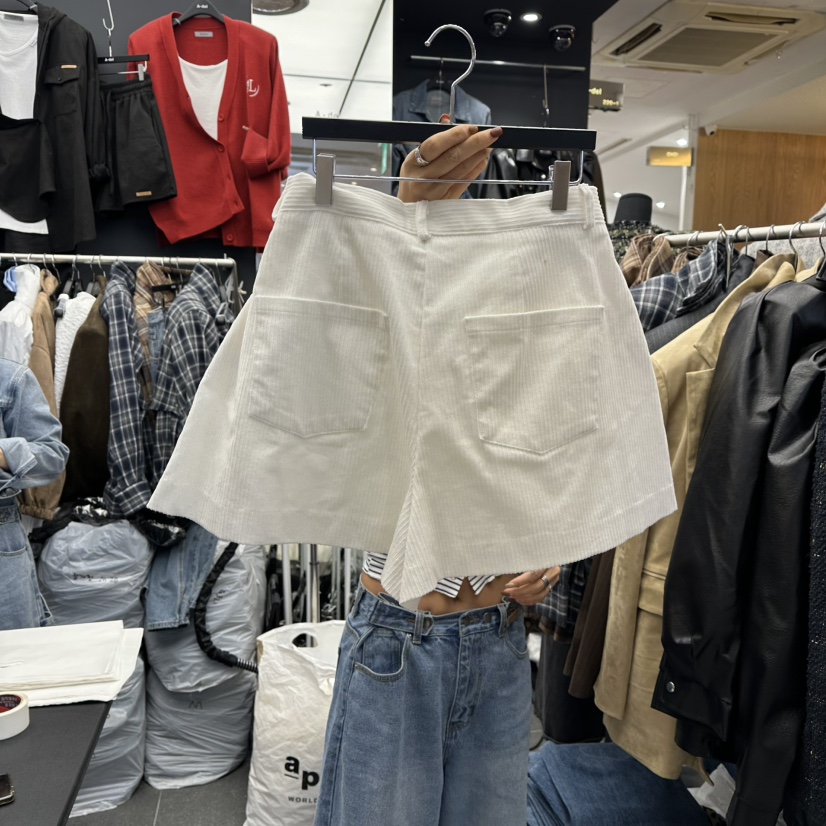 A-DEL東大門㊣直郵女士新款25秋冬職業真品時尚休閑熱賣短褲A-DEL短褲