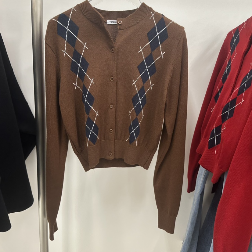 TOPDRESSING韓國直郵㊣女士新品職業真品25秋冬時尚熱賣針織衫TOPDRESSING針織衫圖色2