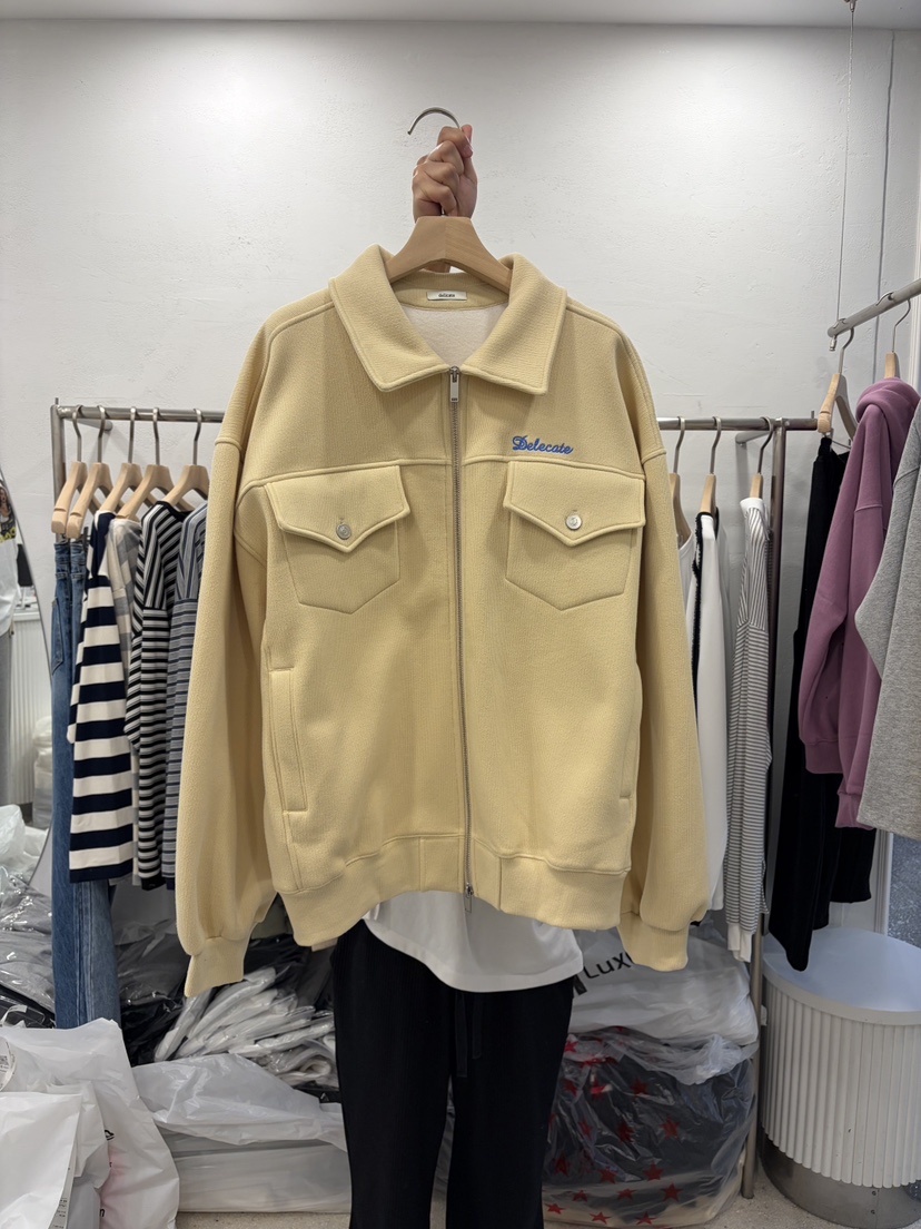 DELICATE東大門㊣直郵女裝新品25秋冬熱賣時尚休閑推薦夾克DELICATE夾克