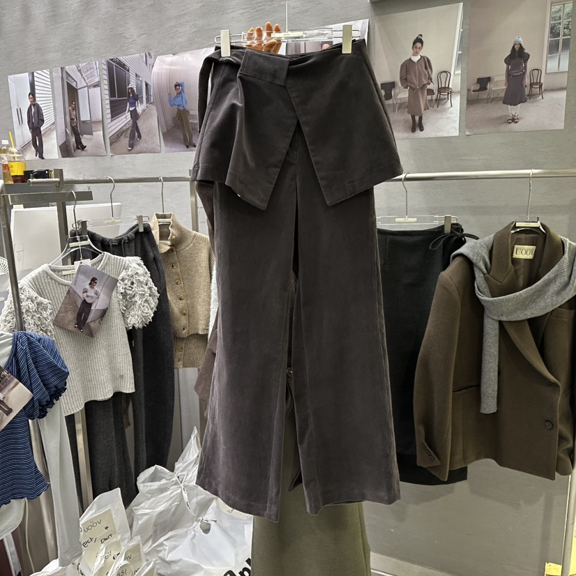 UOOV東大門㊣實拍女裝新品時尚熱賣人氣推薦職業真品25秋冬裙褲UOOV裙褲圖色2