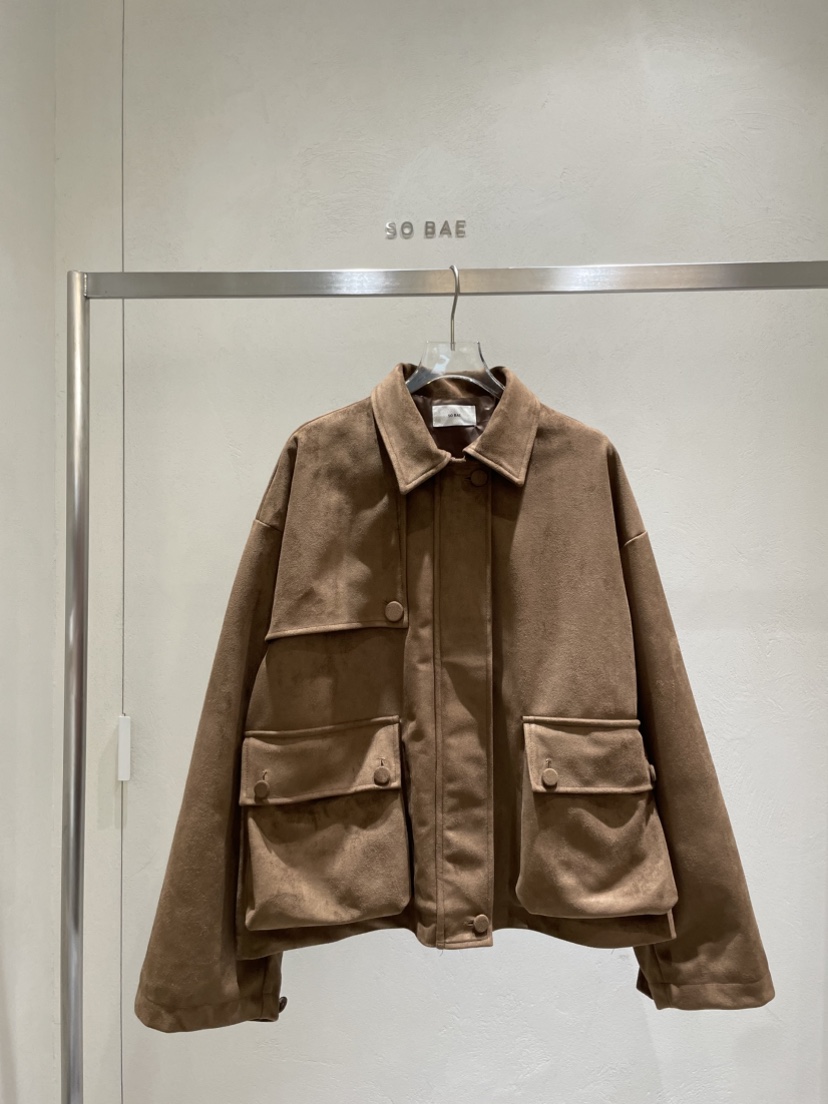 SO BAE韓國直郵㊣女裝新品職業推薦熱賣休閑真品25秋冬夾克口袋SO BAE夾克圖色2