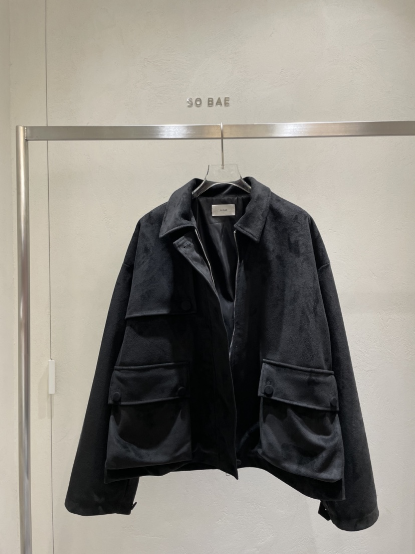 SO BAE韓國直郵㊣女裝新品職業推薦熱賣休閑真品25秋冬夾克口袋SO BAE夾克圖色3