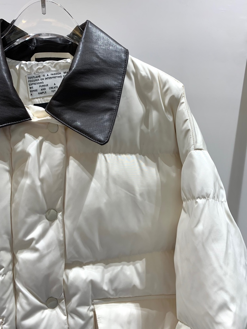 CESTLAVIE韓國直郵㊣女裝新品時尚真品職業人氣推薦短款羽絨服CESTLAVIE短款羽絨服