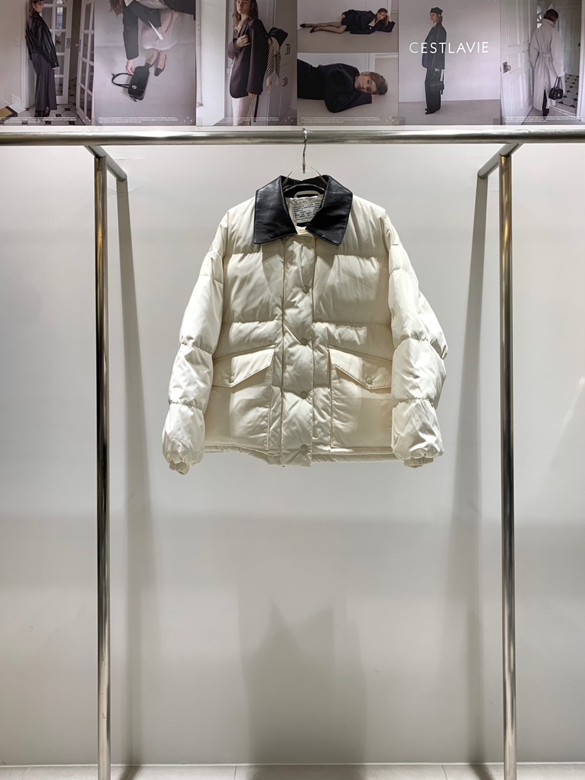 CESTLAVIE韓國直郵㊣女裝新品時尚真品職業人氣推薦短款羽絨服CESTLAVIE短款羽絨服