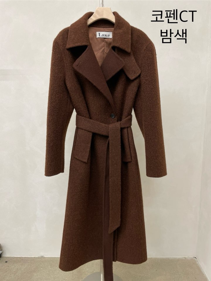 LAKE-A東大門㊣直郵女士新品25秋冬時尚熱賣人氣中長款大衣Lake side中長款大衣圖色3