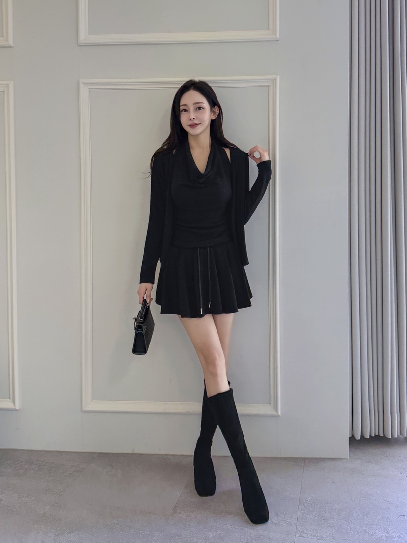 CLOTH東大門㊣實拍女裝新款職業人氣真品套裝百褶套裝褶裙褶皺CLOTH套裝