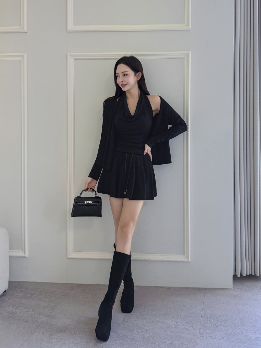 CLOTH東大門㊣實拍女裝新款職業人氣真品套裝百褶套裝褶裙褶皺CLOTH套裝