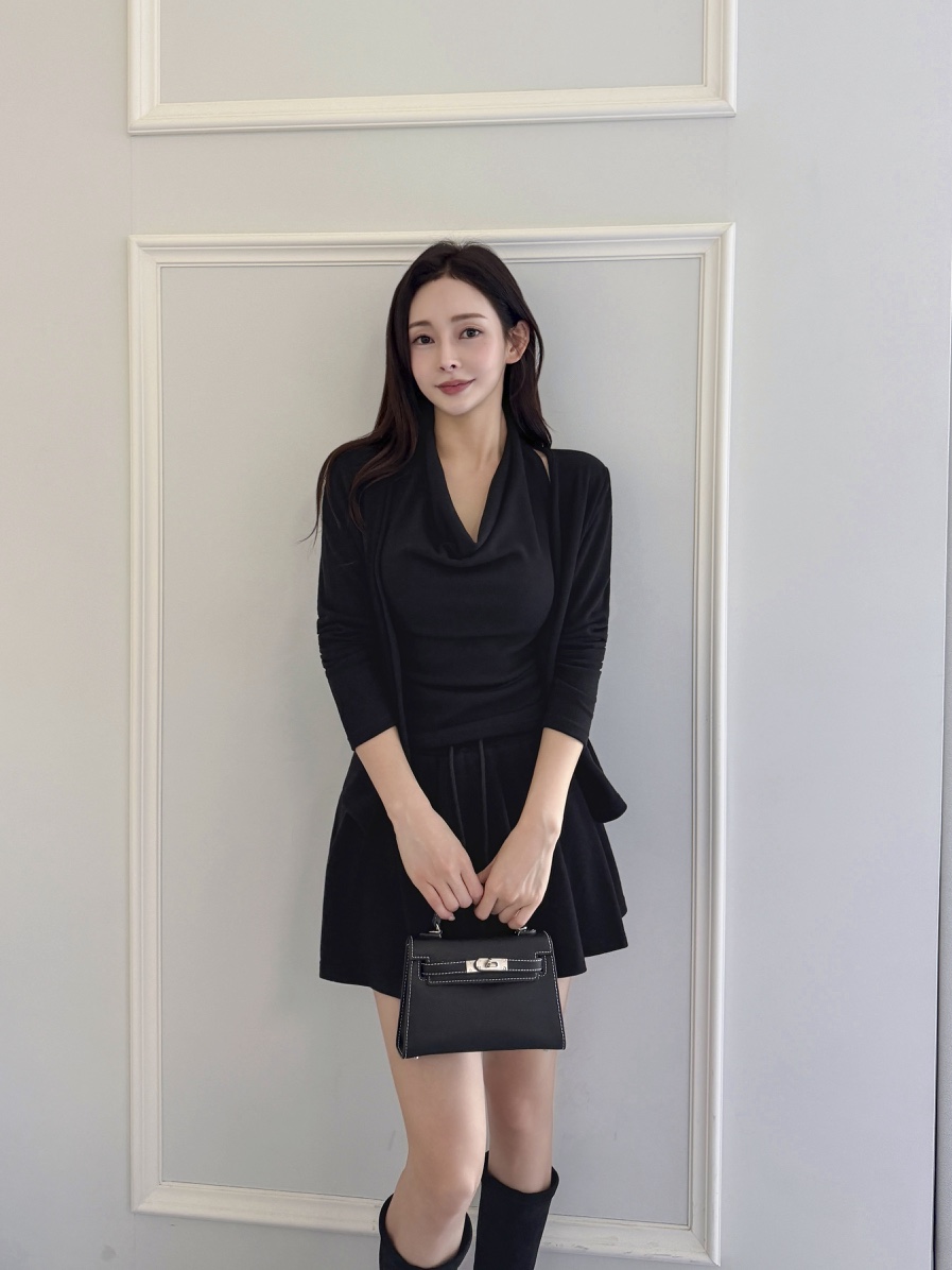 CLOTH東大門㊣實拍女裝新款職業人氣真品套裝百褶套裝褶裙褶皺CLOTH套裝
