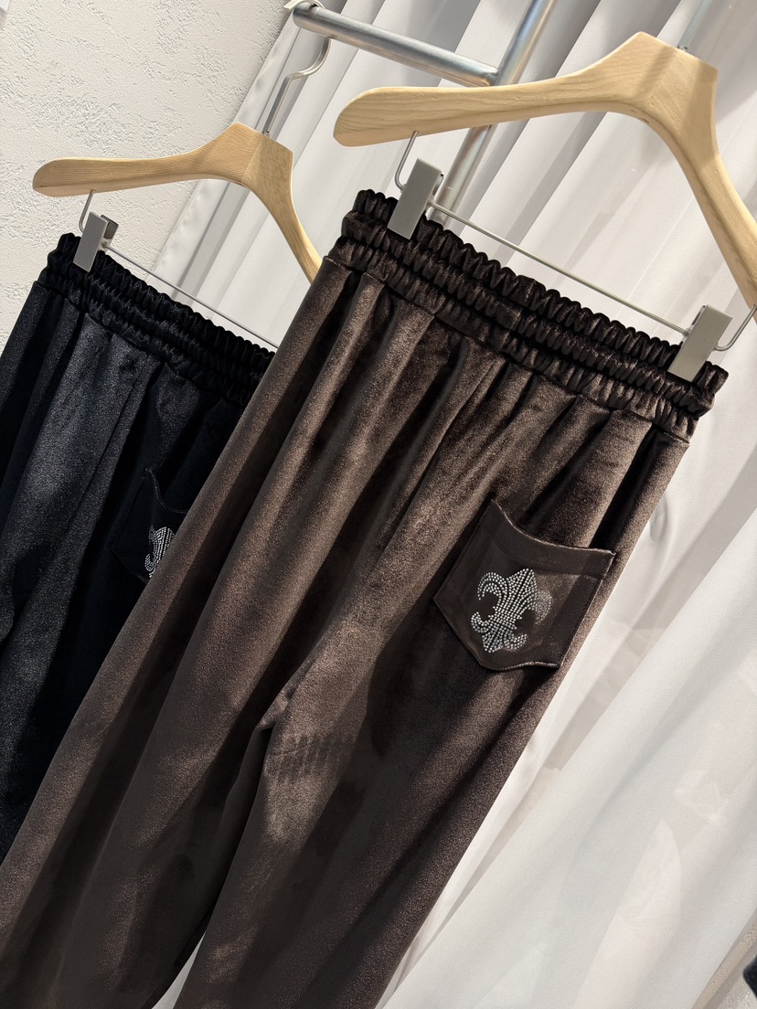 CLOTH東大門㊣直郵女裝新品職業熱賣時尚真品推薦休閑褲天鵝絨CLOTH休閑褲