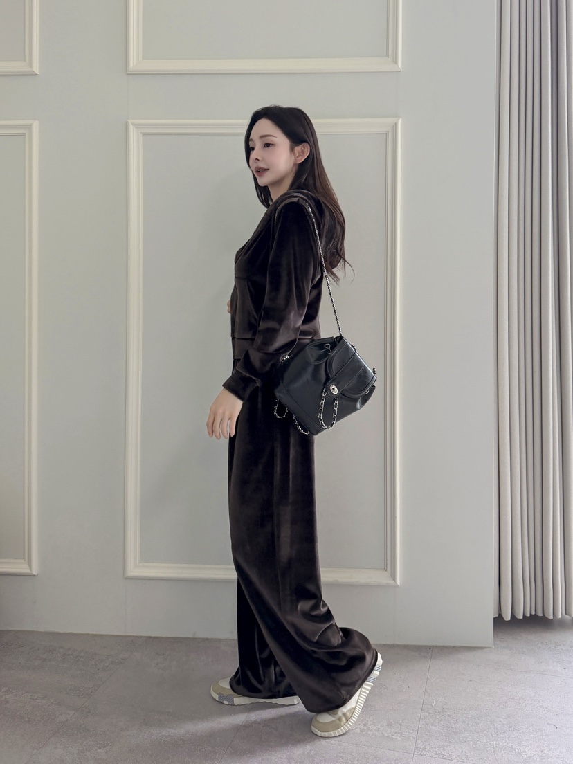 CLOTH東大門㊣直郵女裝新品職業熱賣時尚真品推薦休閑褲天鵝絨CLOTH休閑褲