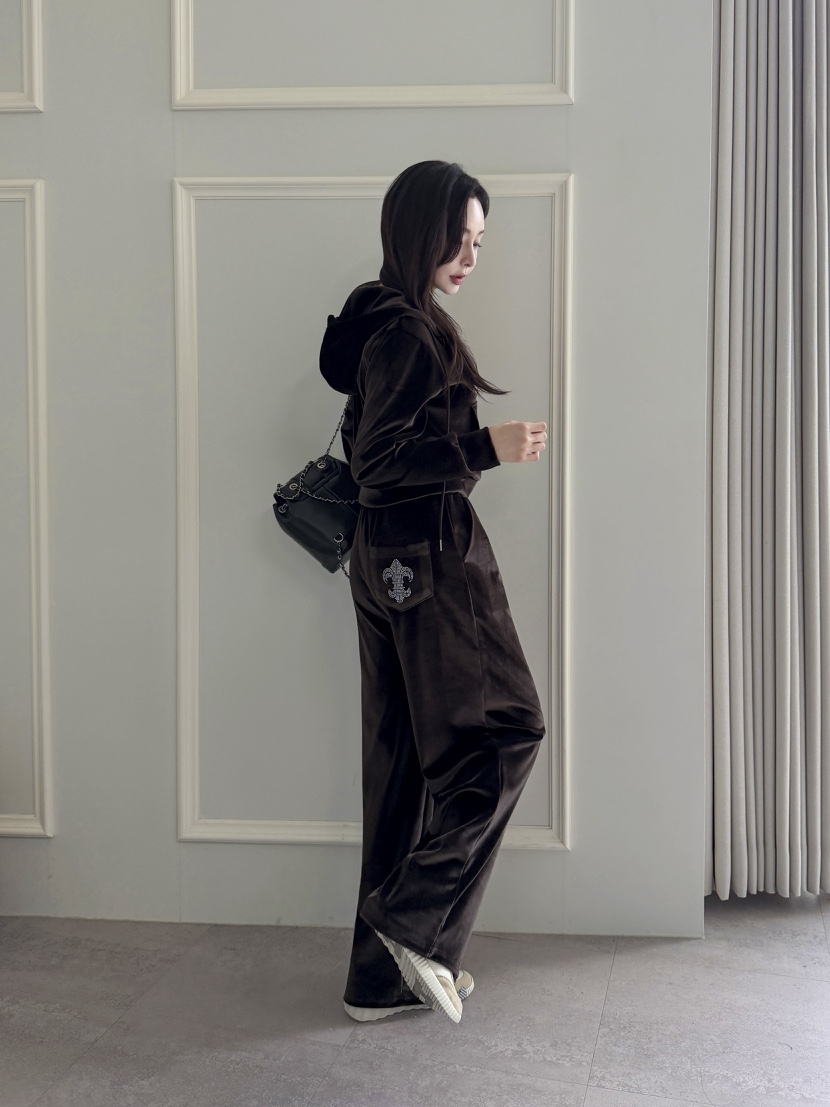 CLOTH東大門㊣直郵女裝新品職業熱賣時尚真品推薦休閑褲天鵝絨CLOTH休閑褲