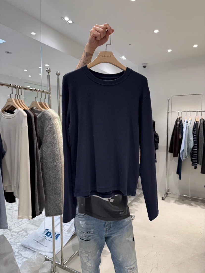 THE BRUNCH東大門㊣實拍女裝新品時尚職業熱賣休閑長袖T恤THE BRUNCH長袖T恤圖色2