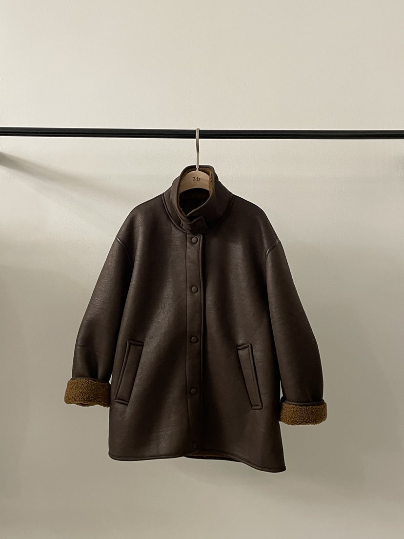 2DA/DARIMI-P東大門㊣代購女裝新品休閑推薦25秋冬短款大衣2DA/DARIMI-P短款大衣