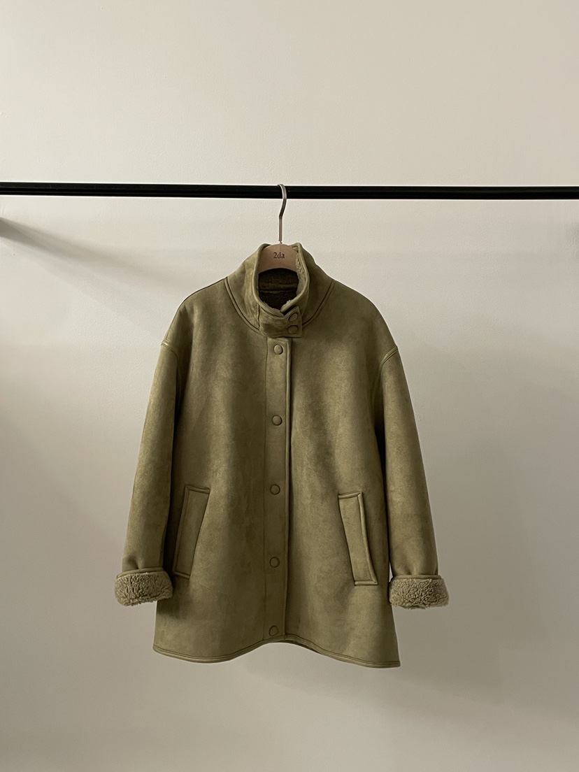 2DA/DARIMI-P東大門㊣代購女裝新品休閑推薦25秋冬短款大衣2DA/DARIMI-P短款大衣圖色2