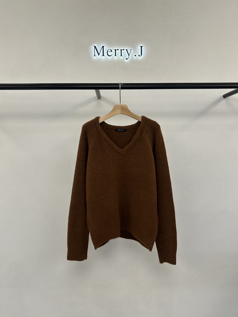MERRY-J東大門㊣實拍女裝新款休閑推薦熱賣人氣針織衫羊毛MERRY-J針織衫圖色2